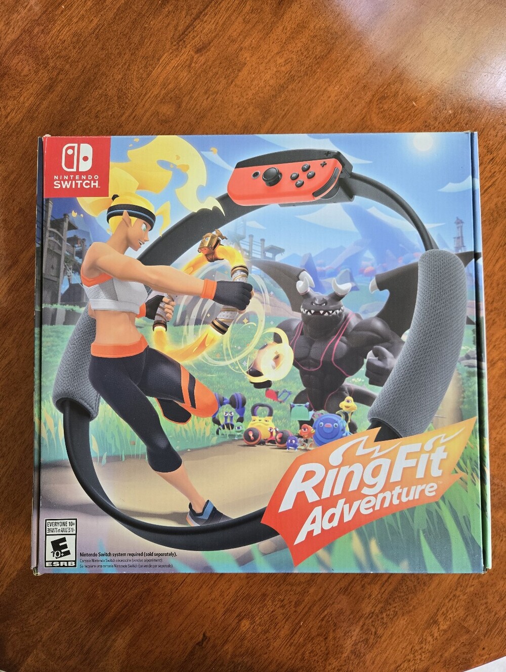 Nintendo Switch Ring Fit Adventure - LIKE NEW - Game, Ring Con and Leg Strap